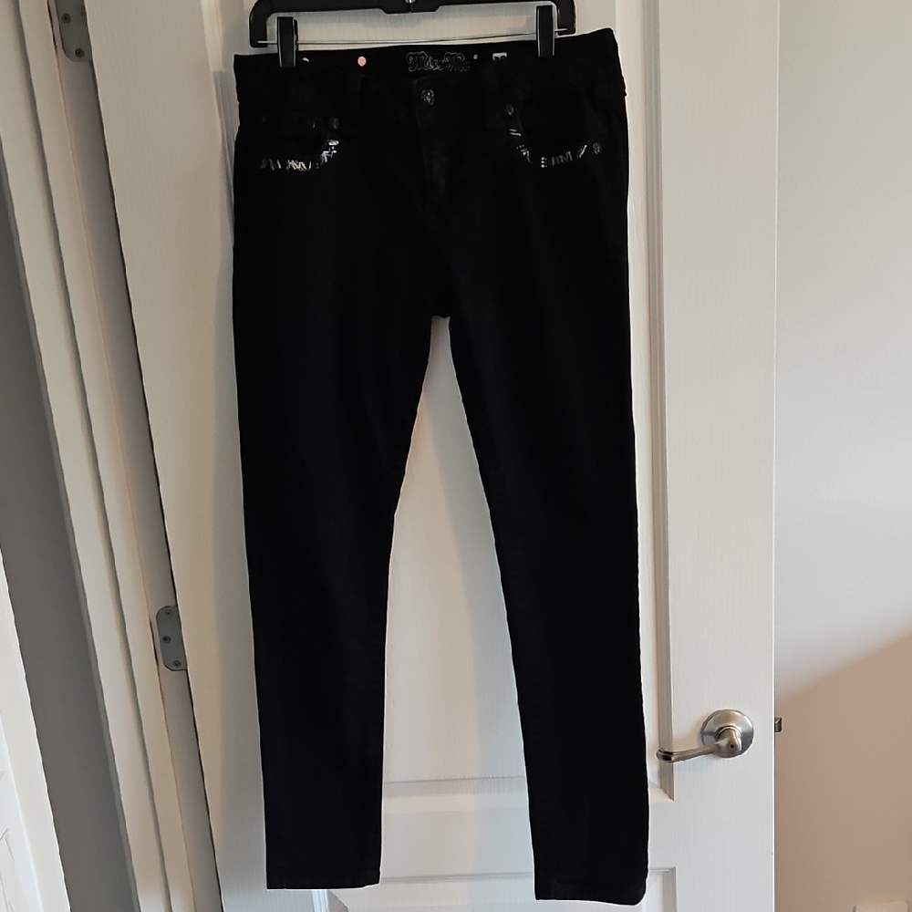 Miss Me Black Skinny Jeans Sz 30